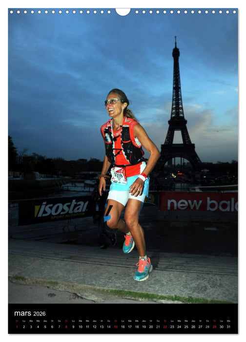 Trail Running Passion et émotion (CALVENDO Calendrier mensuel 2026)