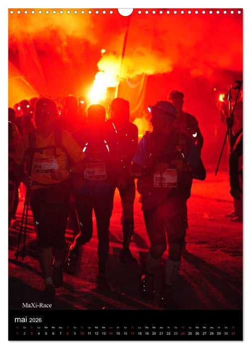 Trail Running Passion et émotion (CALVENDO Calendrier mensuel 2026)