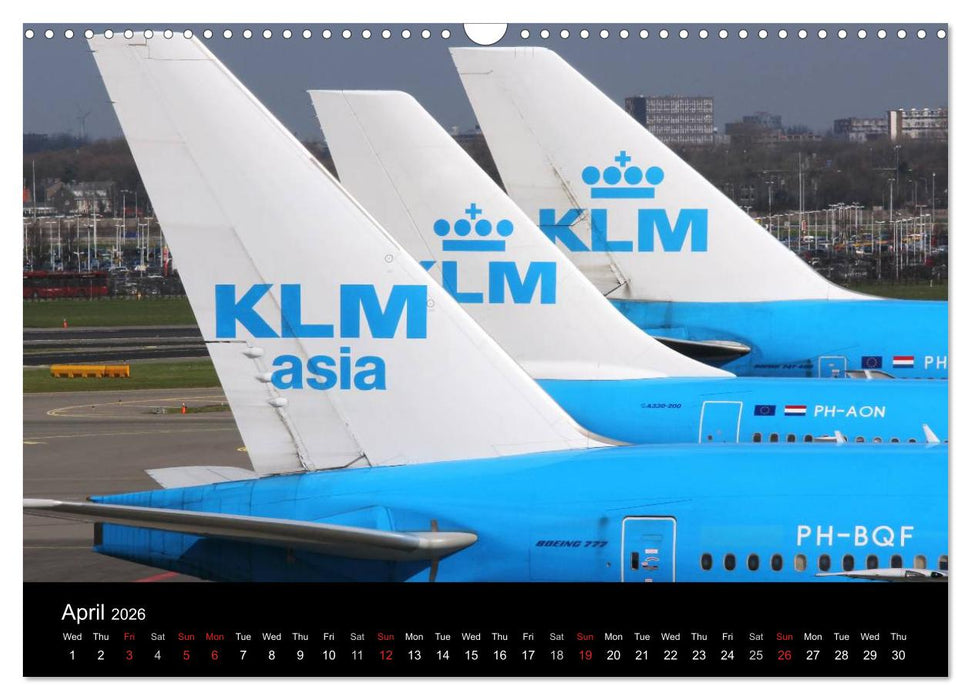 Big Jets (CALVENDO Monthly Calendar 2026)