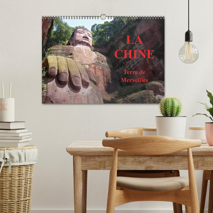 La Chine, Terre de merveilles (CALVENDO Calendrier mensuel 2026)