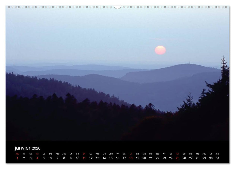 Couchers de soleil (CALVENDO Calendrier supérieur 2026)