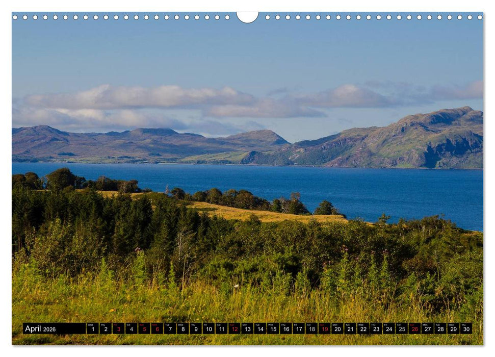 Mull, Staffa, Skye, Iona The Inner Hebrides (CALVENDO Monthly Calendar 2026)