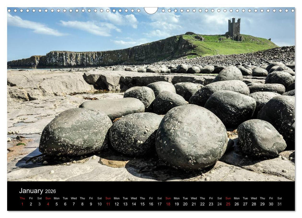 Scenes from Northumberland (CALVENDO Monthly Calendar 2026)