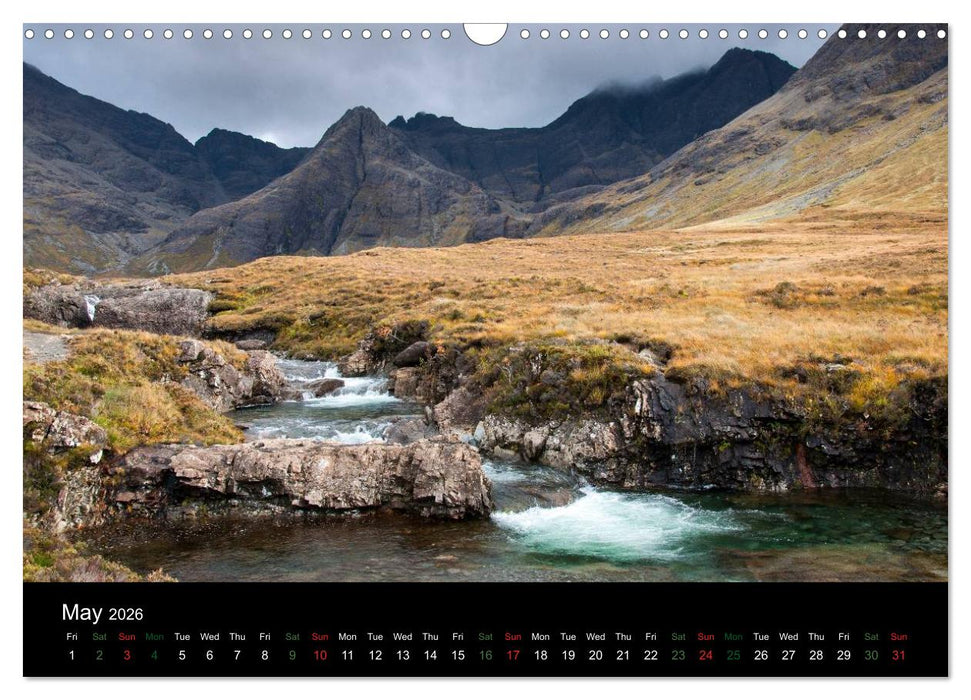 Scenes from the Isle of Skye (CALVENDO Monthly Calendar 2026)