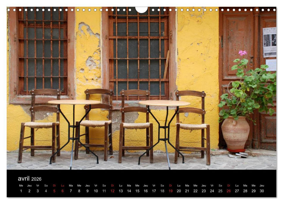 Crète, l'île rebelle (CALVENDO Calendrier mensuel 2026)