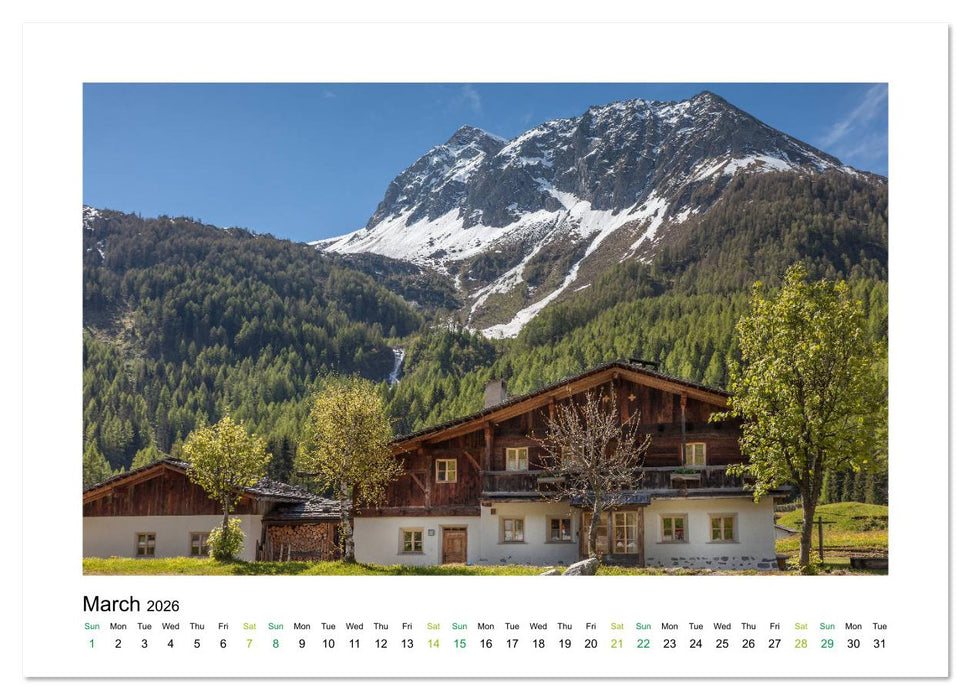Charming Country Houses (CALVENDO Monthly Calendar 2026)