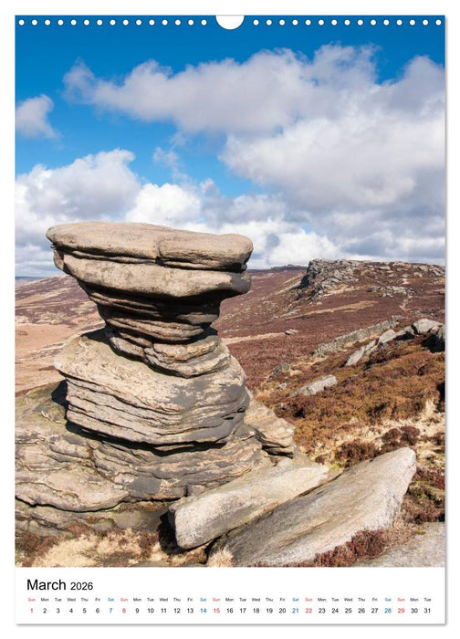 Scenes from the Peak District (CALVENDO Monthly Calendar 2026)