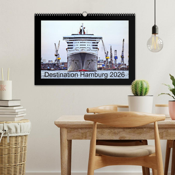 Destination Hamburg 2026 (CALVENDO Monthly Calendar 2026)