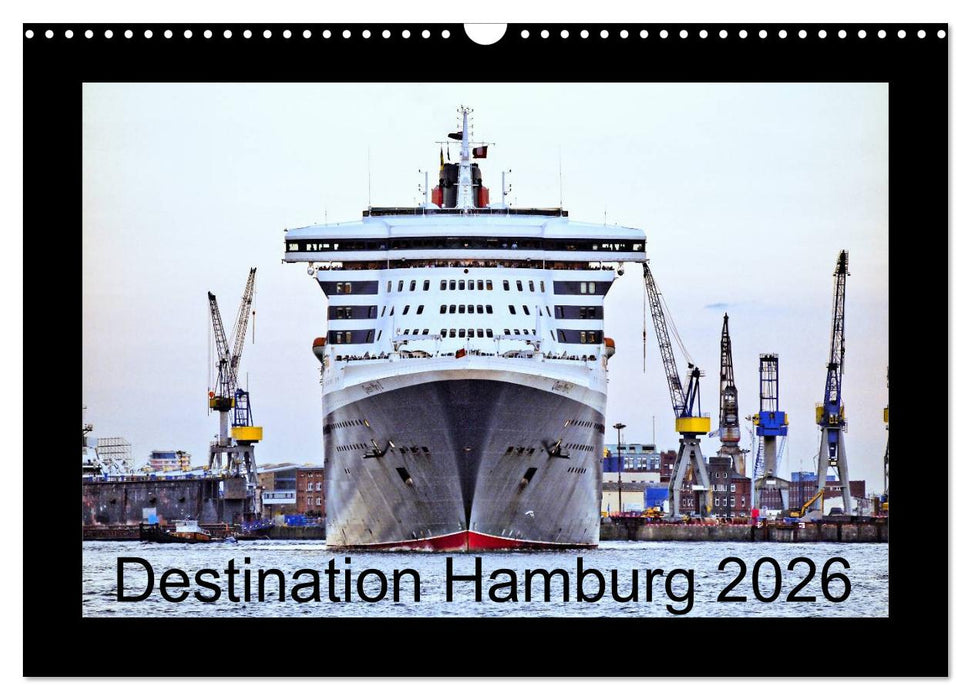 Destination Hamburg 2026 (CALVENDO Monthly Calendar 2026)