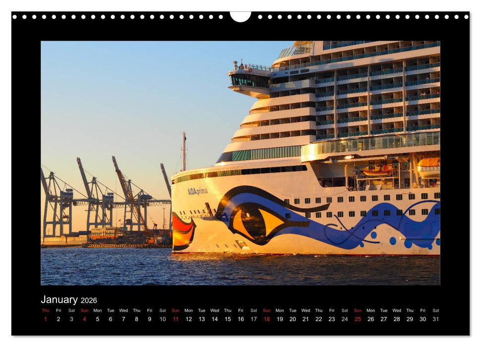 Destination Hamburg 2026 (CALVENDO Monthly Calendar 2026)