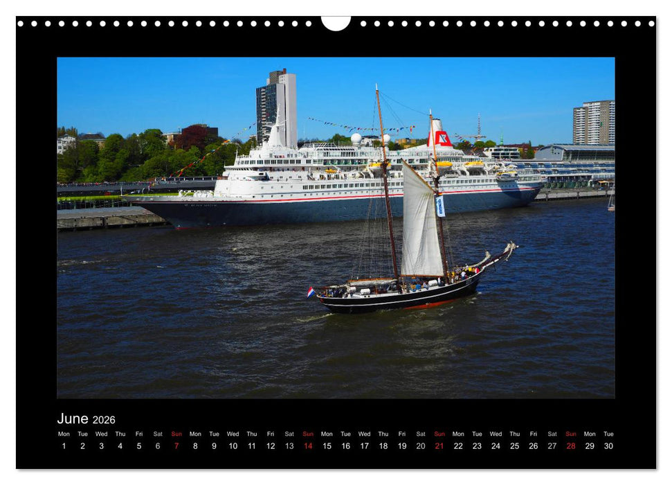 Destination Hamburg 2026 (CALVENDO Monthly Calendar 2026)