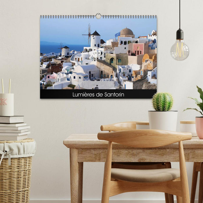 Lumières de Santorin (CALVENDO Calendrier mensuel 2026)