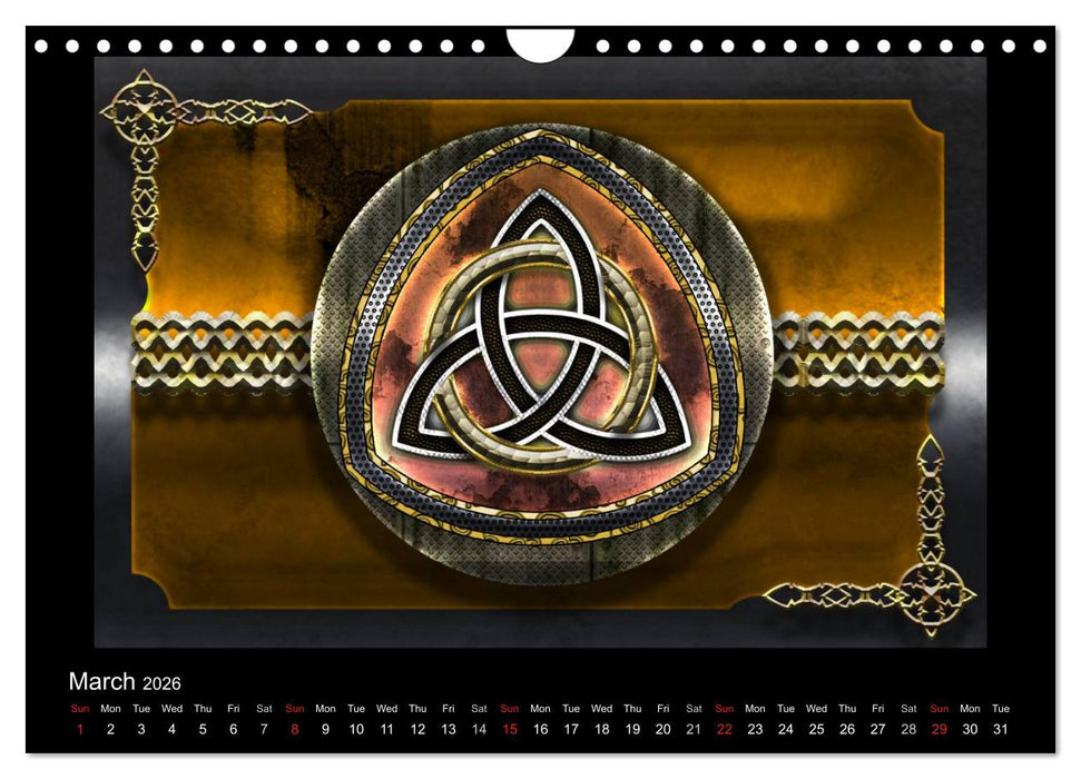 Celtic Symbols (CALVENDO Monthly Calendar 2026)