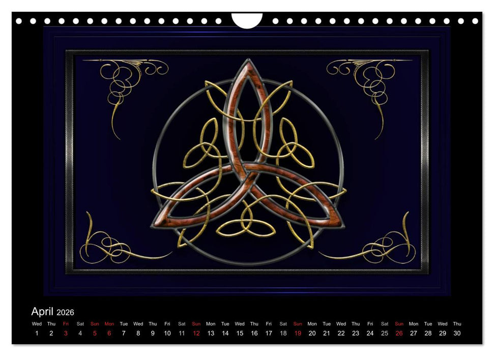 Celtic Symbols (CALVENDO Monthly Calendar 2026)