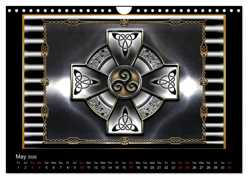 Celtic Symbols (CALVENDO Monthly Calendar 2026)