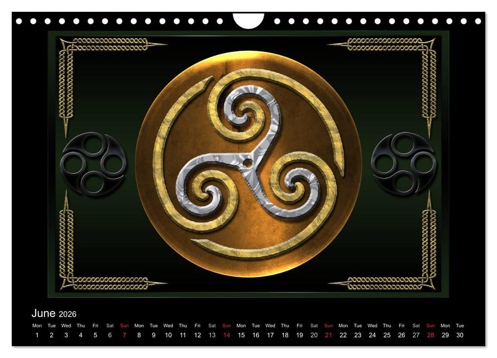 Celtic Symbols (CALVENDO Monthly Calendar 2026)