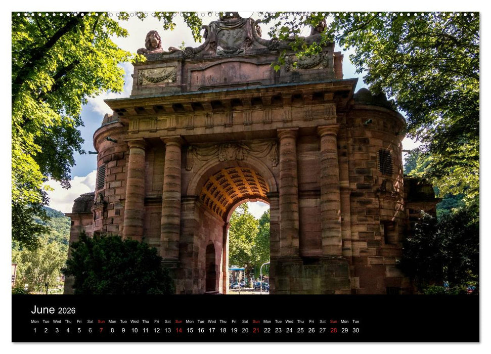 Heidelberg - Views of a City (CALVENDO Premium-Calendar 2026)