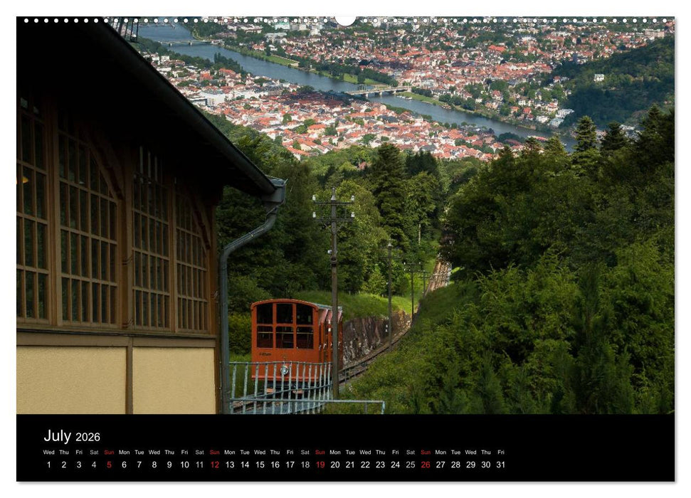 Heidelberg - Views of a City (CALVENDO Premium-Calendar 2026)