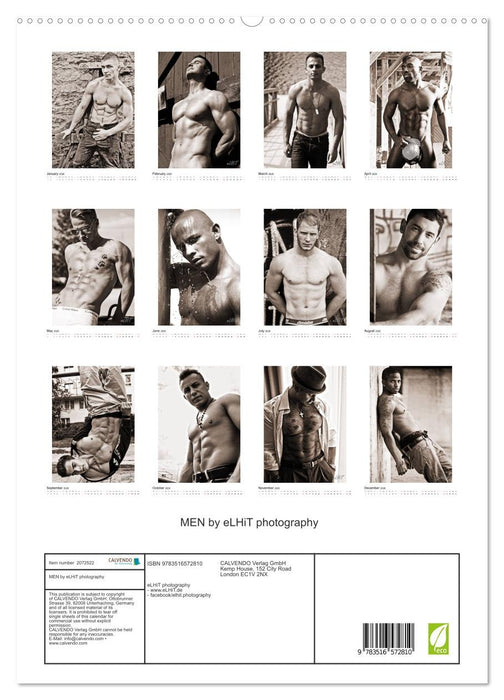 MEN by eLHiT photography (CALVENDO Premium-Calendar 2026)