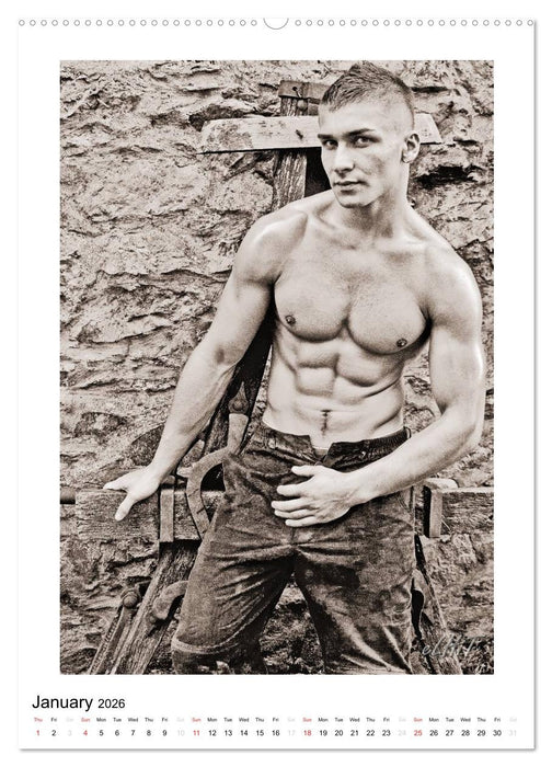 MEN by eLHiT photography (CALVENDO Premium-Calendar 2026)