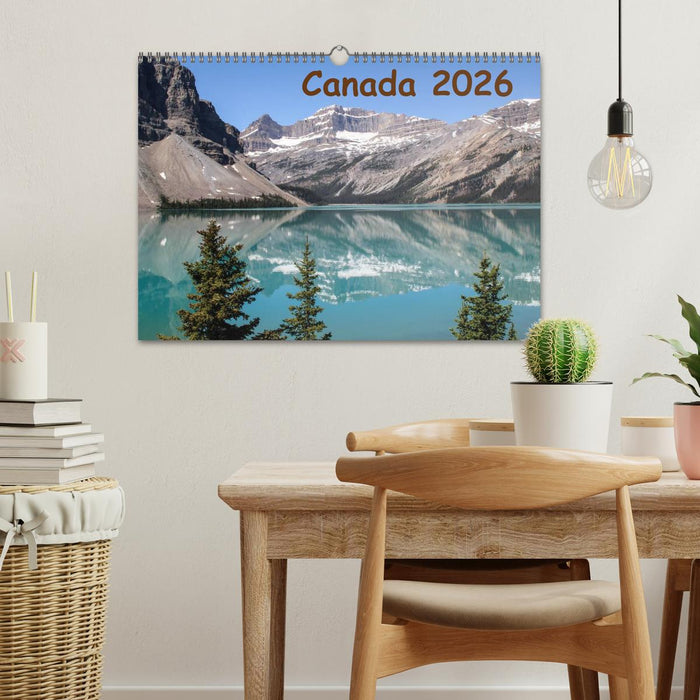 Canada 2026 (CALVENDO Monthly Calendar 2026)