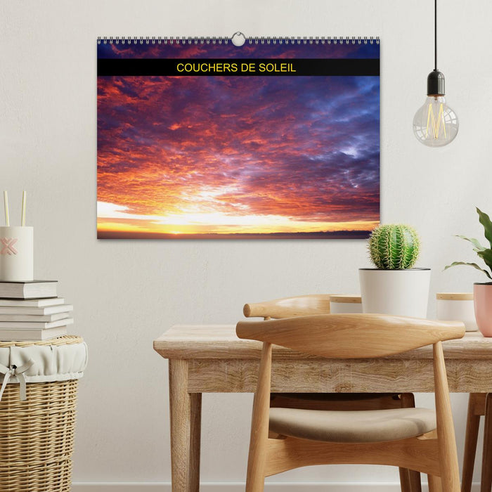 Couchers de soleil (CALVENDO Calendrier mensuel 2026)