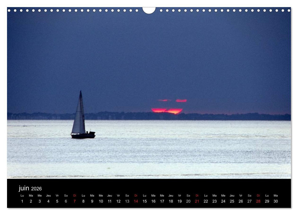 Couchers de soleil (CALVENDO Calendrier mensuel 2026)