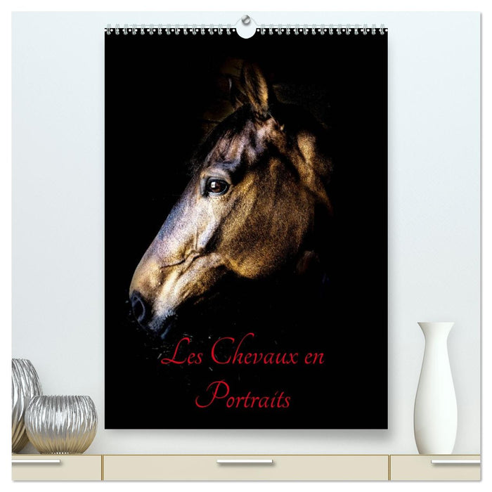 Chevaux en Portraits (CALVENDO Calendrier supérieur 2026)