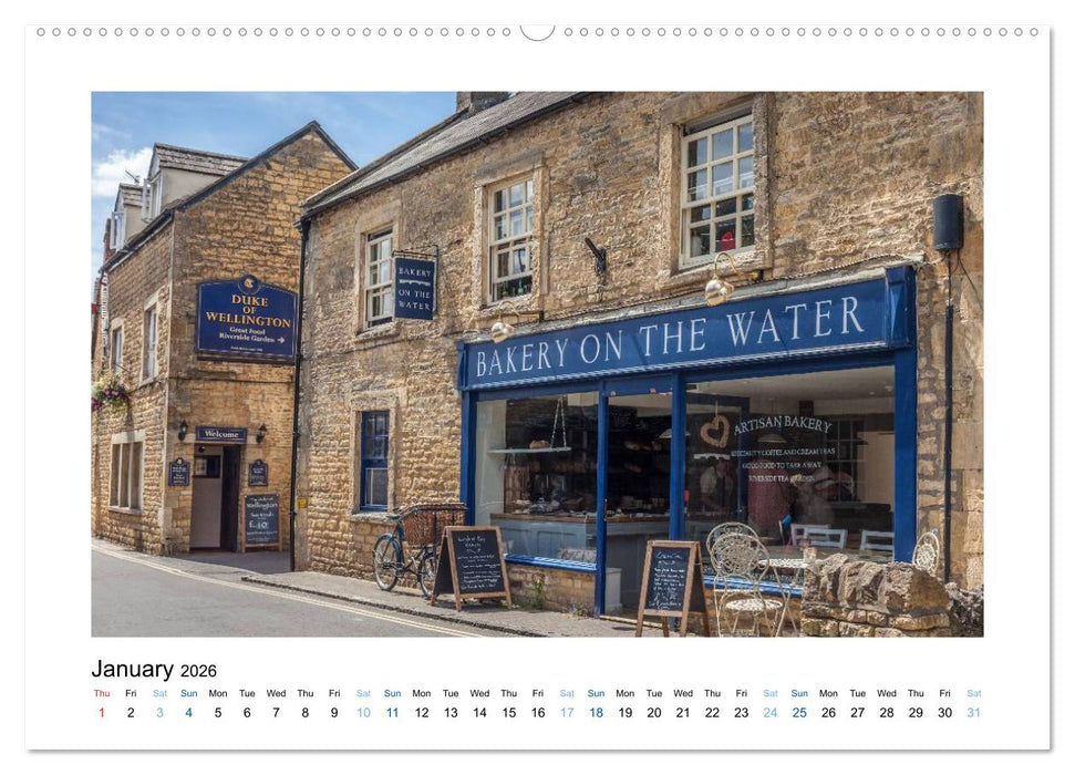 Cotswolds Gardens and Cottages (CALVENDO Premium-Calendar 2026)