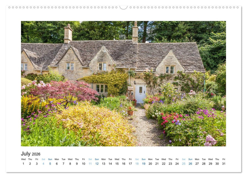 Cotswolds Gardens and Cottages (CALVENDO Premium-Calendar 2026)