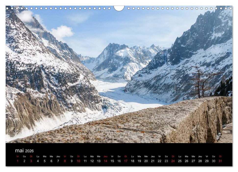 HAUTE-SAVOIE, une région où il fait bon vivre (CALVENDO Calendrier mensuel 2026)