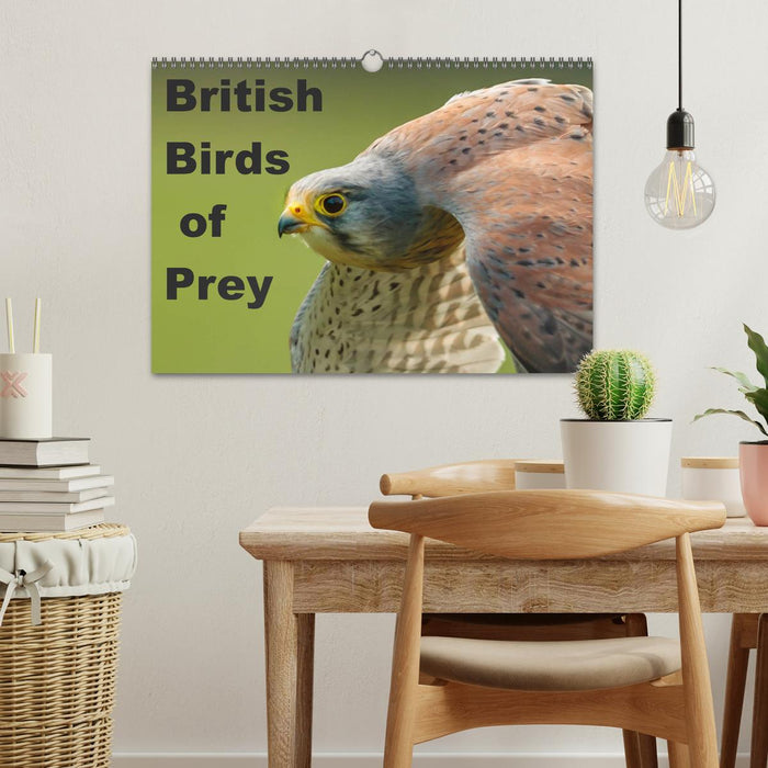 British Birds of Prey (CALVENDO Monthly Calendar 2026)