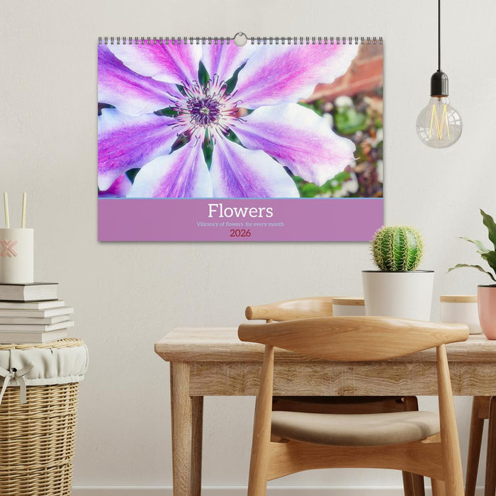 Vibrancy of flowers (CALVENDO Monthly Calendar 2026)