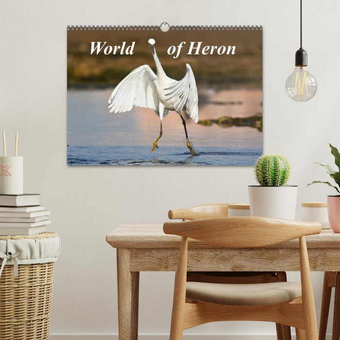 World of Heron (CALVENDO Monthly Calendar 2026)