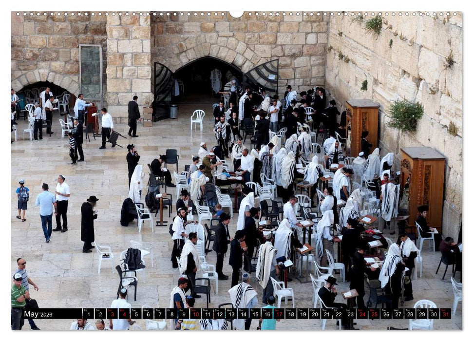Jerusalem. The Holy City of three religions (CALVENDO Premium-Calendar 2026)