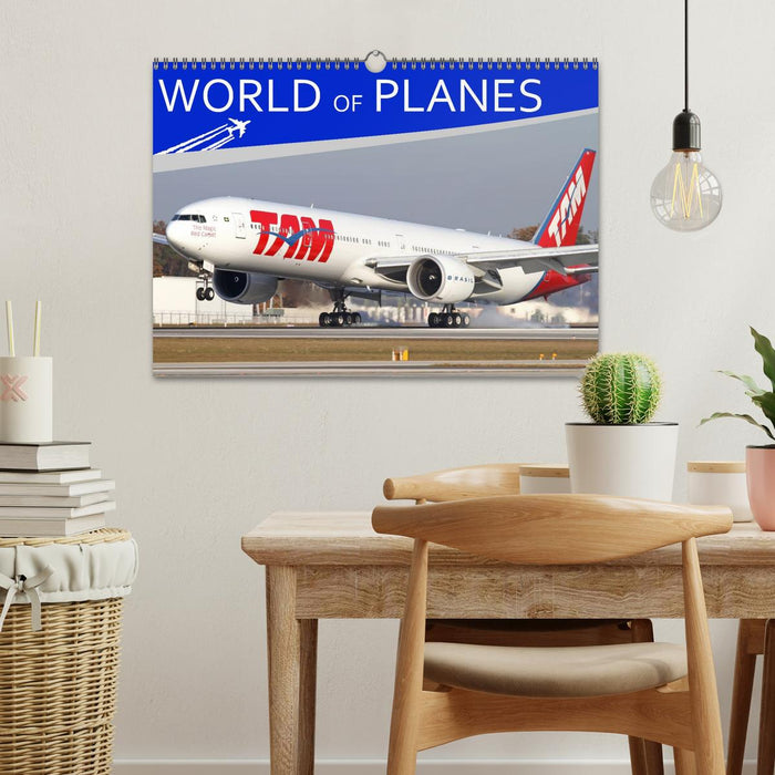 World of Planes (CALVENDO Monthly Calendar 2026)