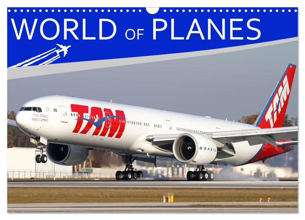 World of Planes (CALVENDO Monthly Calendar 2026)