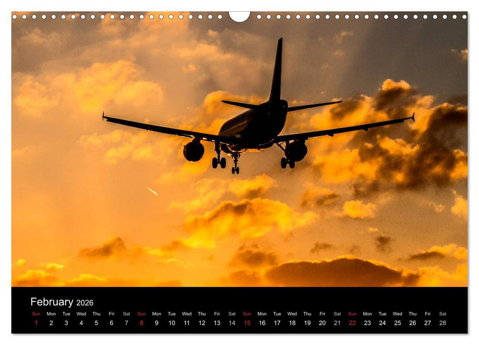 World of Planes (CALVENDO Monthly Calendar 2026)