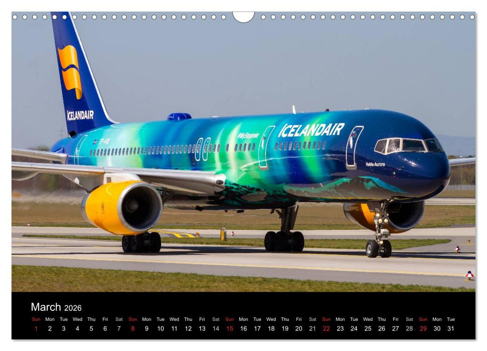World of Planes (CALVENDO Monthly Calendar 2026)