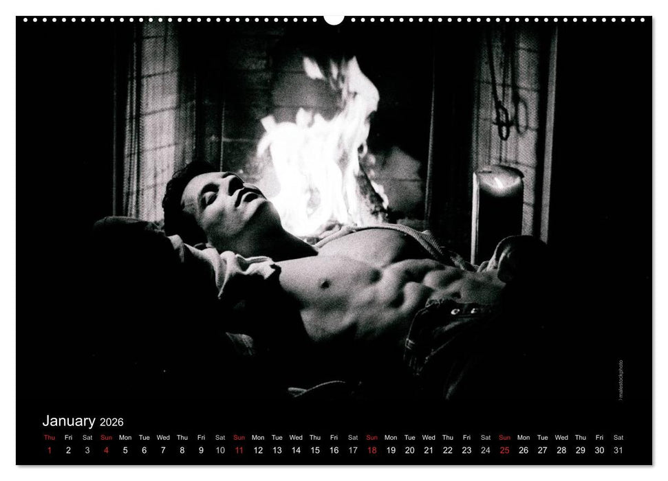 Dreaming Hunks 2026 (CALVENDO Monthly Calendar 2026)