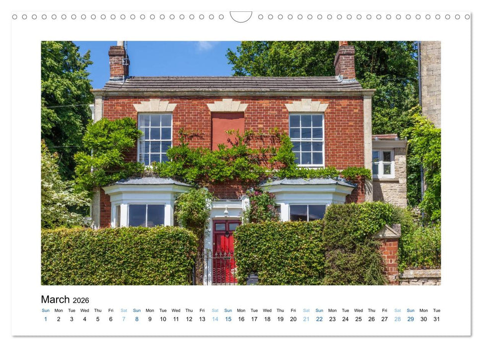 Cotswolds Gardens and Cottages (CALVENDO Monthly Calendar 2026)