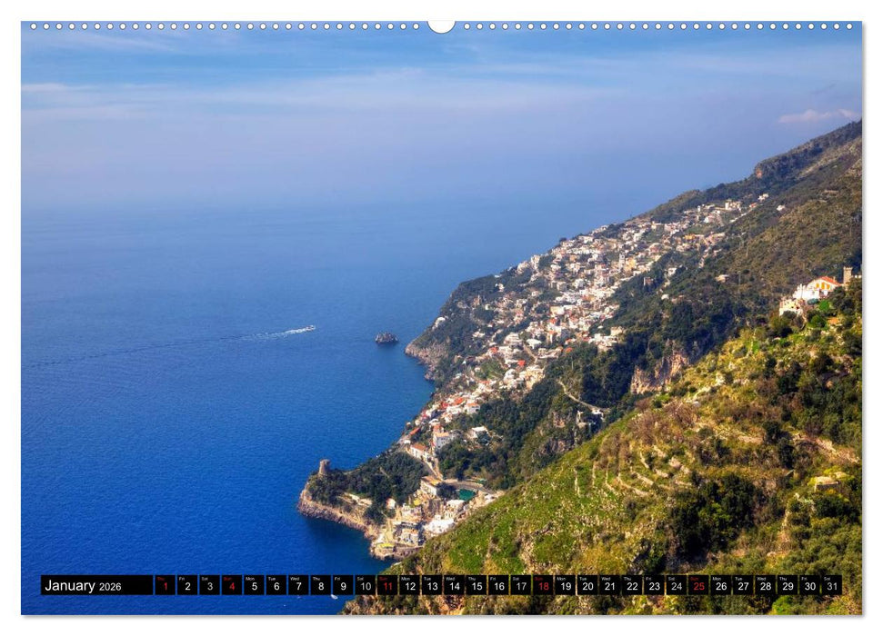 Amalfi Coast and Capri (CALVENDO Premium-Calendar 2026)