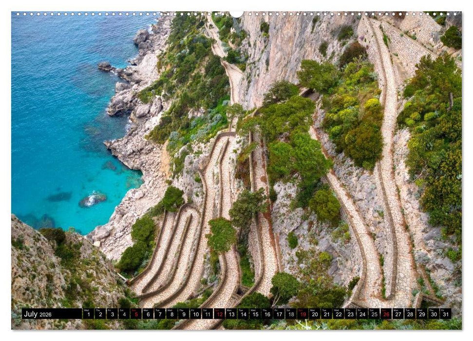 Amalfi Coast and Capri (CALVENDO Premium-Calendar 2026)