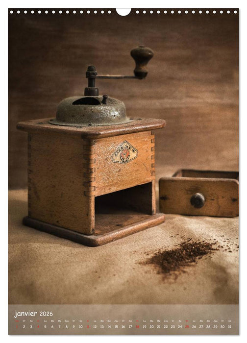 Des vieux Moulins à Café (CALVENDO Calendrier mensuel 2026)