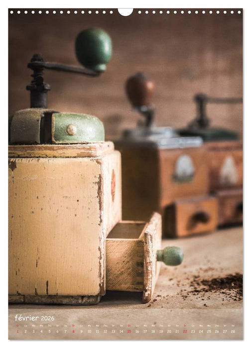 Des vieux Moulins à Café (CALVENDO Calendrier mensuel 2026)