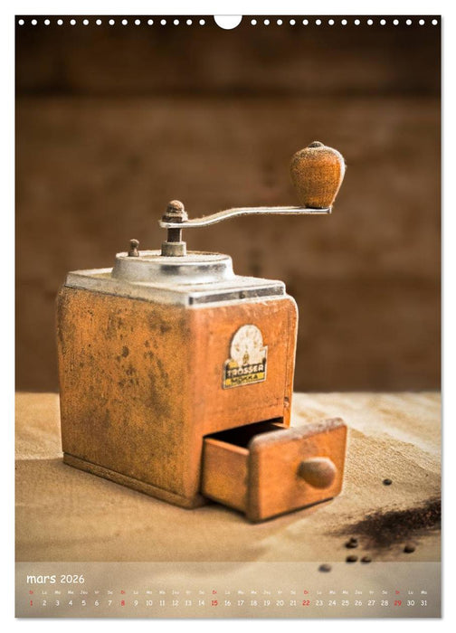 Des vieux Moulins à Café (CALVENDO Calendrier mensuel 2026)