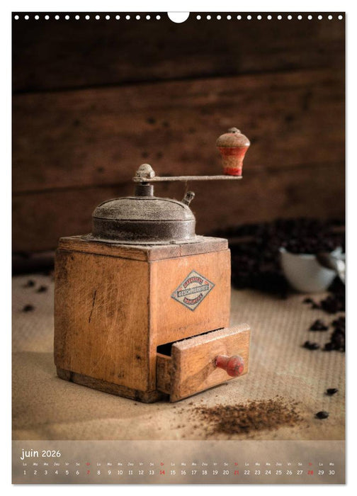 Des vieux Moulins à Café (CALVENDO Calendrier mensuel 2026)
