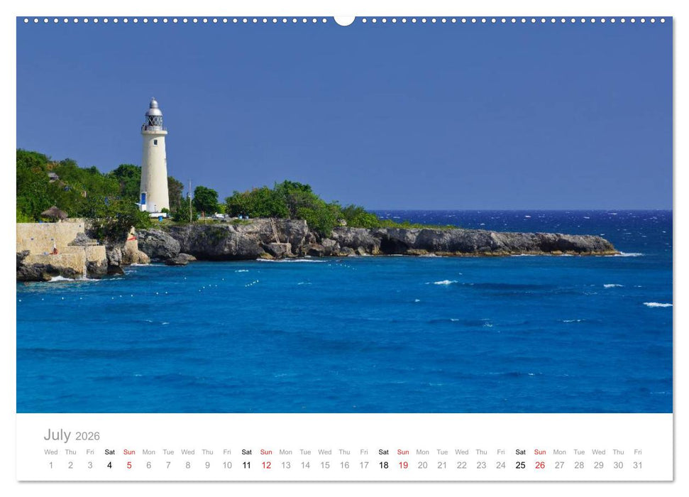 JAMAICA Reggae and the natural paradise (CALVENDO Premium-Calendar 2026)