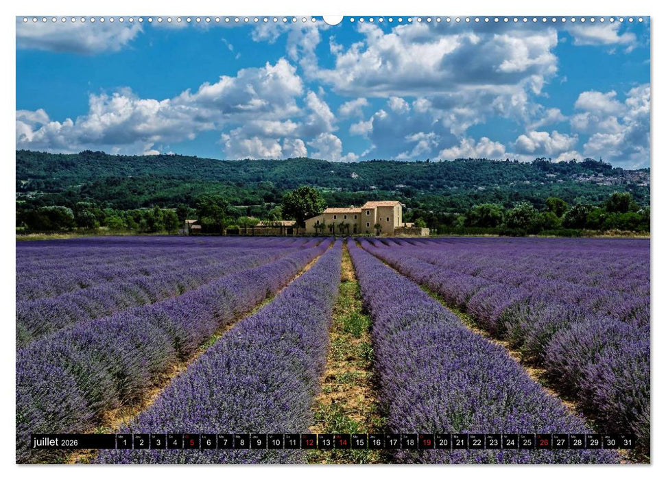 Un été en Provence dans le Luberon (CALVENDO Calendrier supérieur 2026)