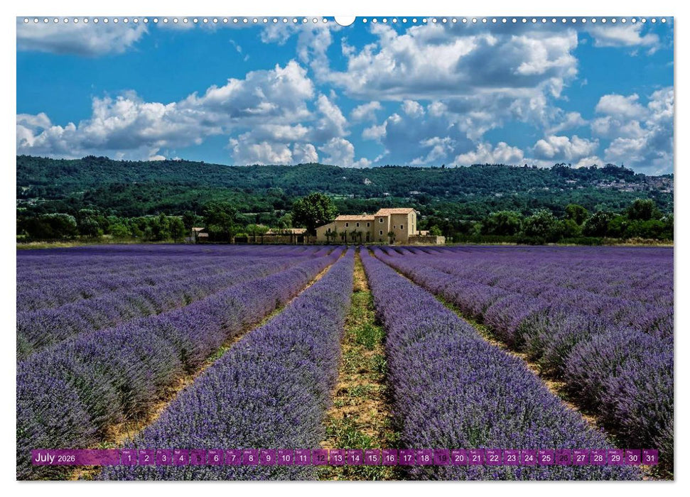 A Summer in Provence: Luberon and Vaucluse (CALVENDO Premium-Calendar 2026)